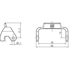 Lever double lock HAN32A - 09000005223