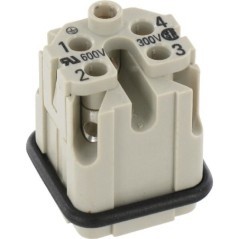 Insert A, Male 4P Screw - 09200042611