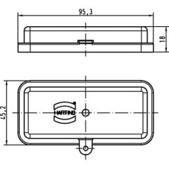09300165406 Harting, Schutzkappe 