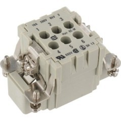 Insert E, Male 6P Crimp - 09330062602