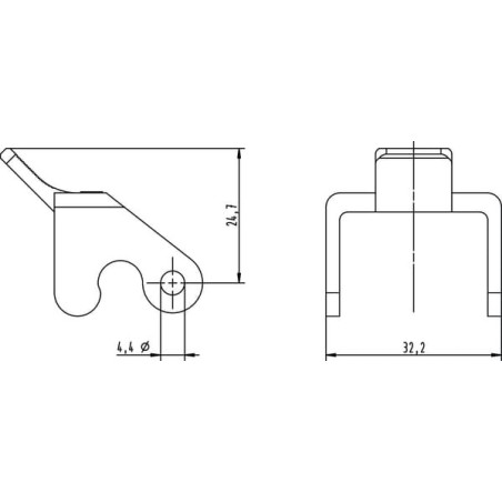 Lever double lock HAN3A - 09000005241