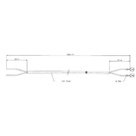 Supply line for 1-mirror operation - 093200220