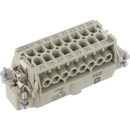 Insert E, Male 16P Screw 17-32 - 09330162611