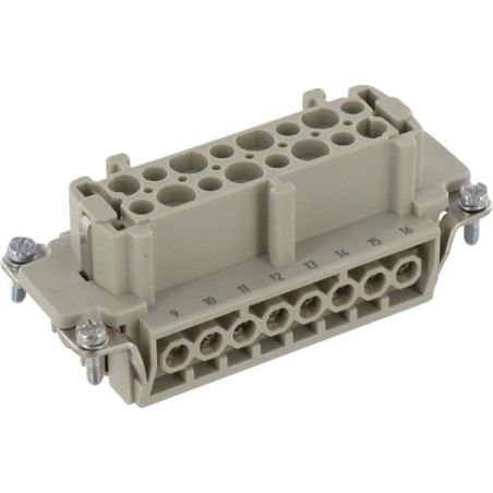 Buchseneinsatz E 16P Schraubanschl. 1-16 - 09330162701