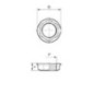 Überwurfmutter flach M24x2 - 2050E0 Überwurfmutter flach M24x2 - 2050E0