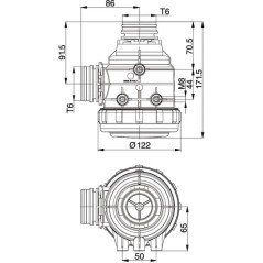 Suction filter T6 50 mesh - 31320E3