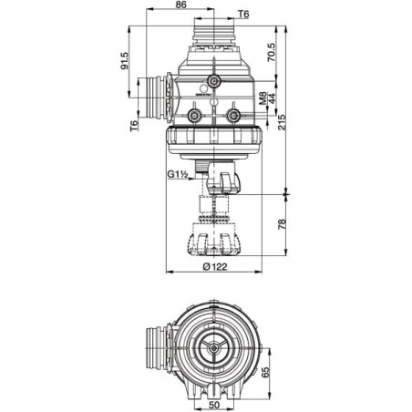 Suction filter T6 50 mesh - 31324E3