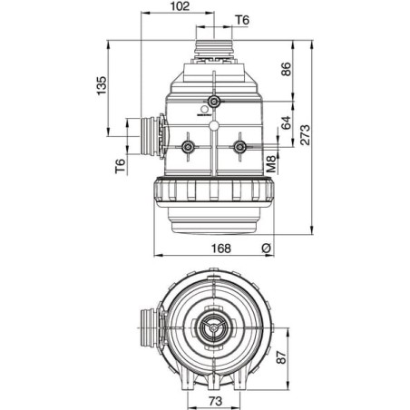 Suction filter 160-220l T6 - 31620E3