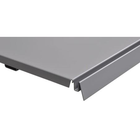Półka 37x66,5 cm biała/alum. - 57240637X