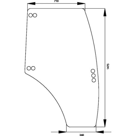 Door glass - 6000106469