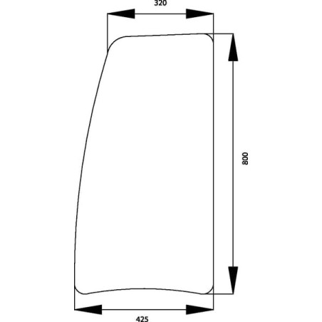 Side glass - 6000106471