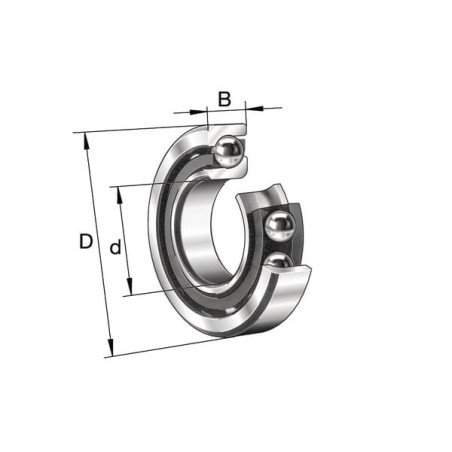 Angular contact ball bearing - 7319BXLTVP