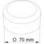 Plastic dust cap 70mm Evers - 992023 Plastic dust cap 70mm Evers - 992023