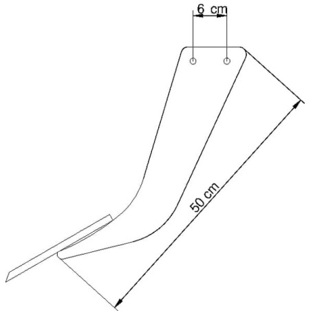 Tine with weld-on point 30/6 - 993430