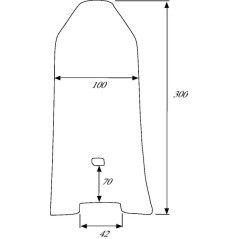 Brumby guide plate - 990061