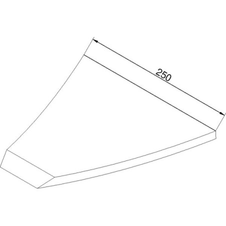 Cultivator point welded - 990259