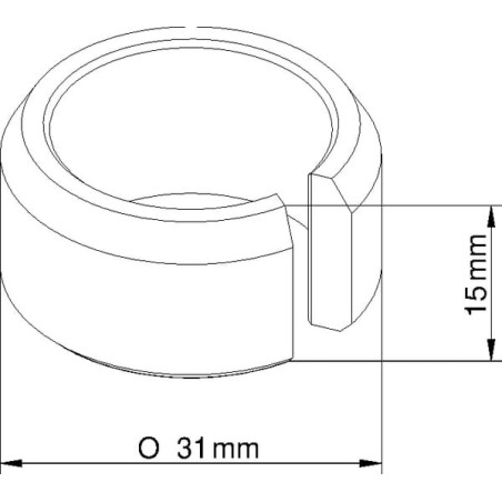 Handle Bush 30,5x21x15 Evers - 990193