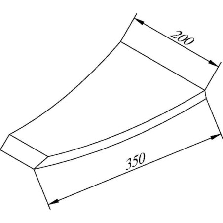 Cultivator point welded - 990276