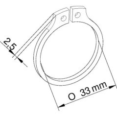 Seegerring D.35x2,5 SBF 207 - 990212