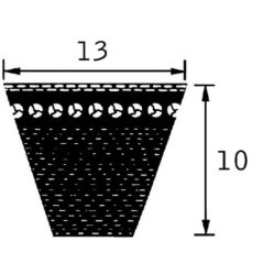 AVX131400TM Optibelt, Fan belts 