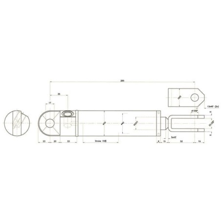 Bremszylinder Typ 5600 25mm - C2K99042005KR