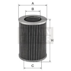 Hydraulikfilter - HD1349MANN