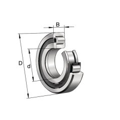 Cylindrical roller bearing - NUP320EXLTVP2