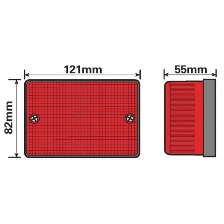 Led Fog Light 12v x4 - VLC6132