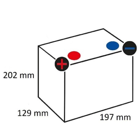 Akumulator 12V 35Ah 290A Kramp - 535022029KR
