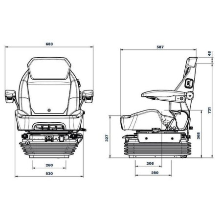 Sitz KAB 86 SCIOX Comfort - SK215931