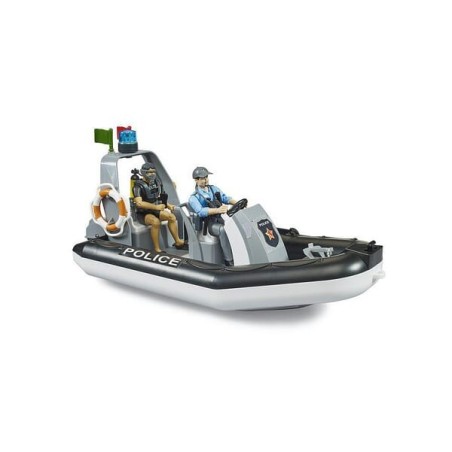 Police inflatable boat, bworld - U62733