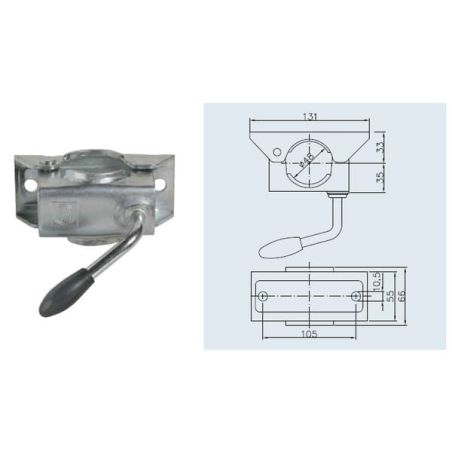 Jack clamp, 48mm - 1860644