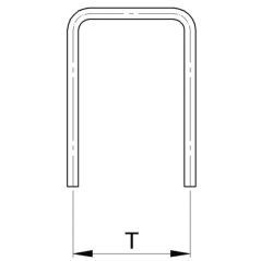 Coupling T3F 1/2 inch M thread - 249032