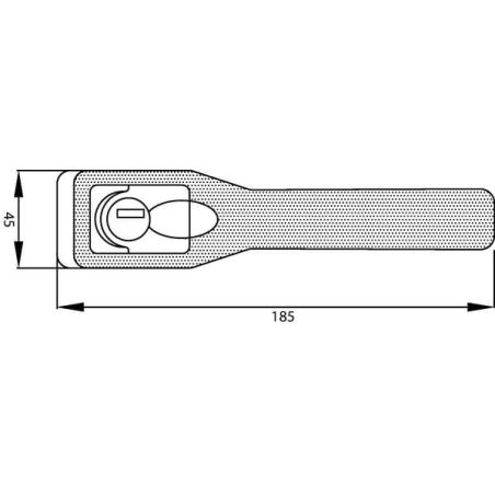 Right outer lever New Holland - 5108392GP