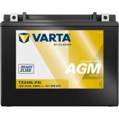 Battery 12V 21Ah 330A TX24HL Powersports AGM FA - 521909033PS