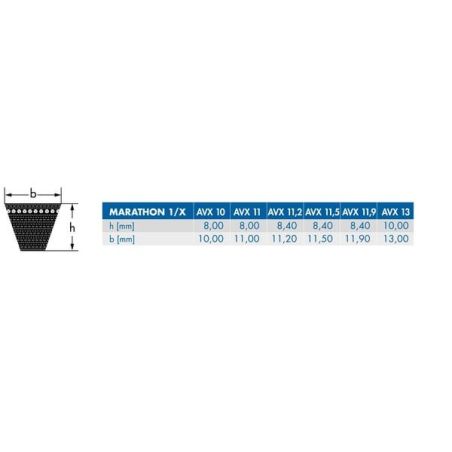 V-belt - AVX131525TM