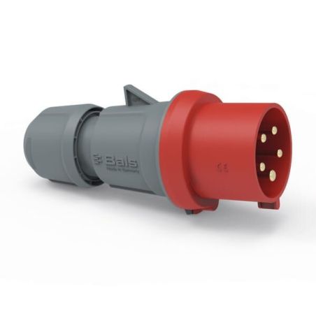 CEE plug 32A 5P 400V IP44 QC IQ - B0000201