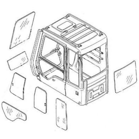 Slide window front RH - CCGWAC009
