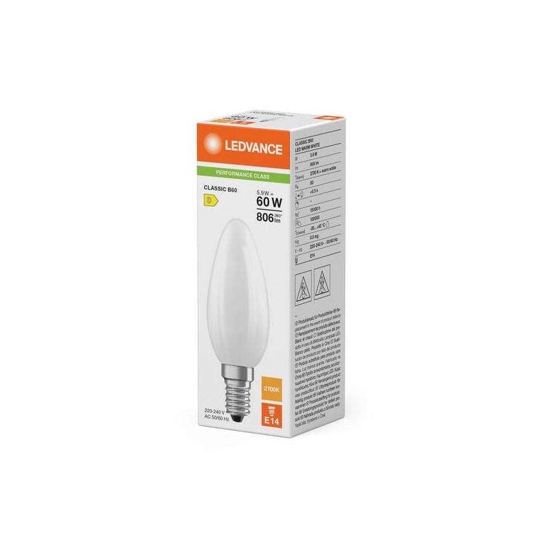 LED lamp 5.9W 827 E14 - CLB6082714FG5