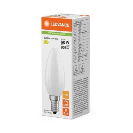 Żarówka LED B60DIM 5,9W 827 E14 - CLB60D8214FFG5