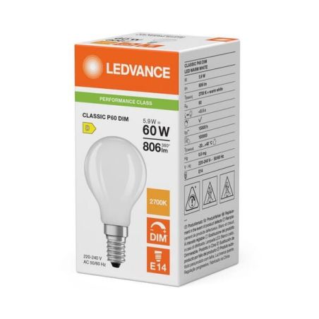 LED lamp 5.9W 827 E14 - CLP60D82714FG5
