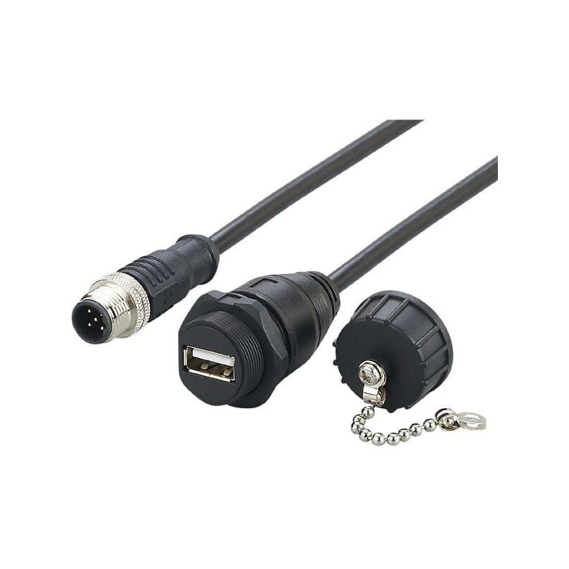 Cable 5PSL1,5m 1xM12-B 1xUSB-A - EC2099 Cable 5PSL1,5m 1xM12-B 1xUSB-A - EC2099