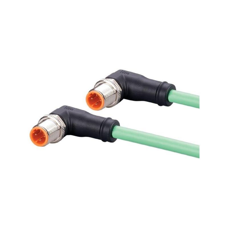 Cable 4PS L0,5m 2xM12-D - EVC918 Cable 4PS L0,5m 2xM12-D - EVC918