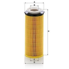 HU7203X MANN-FILTER, Engine oil filters 