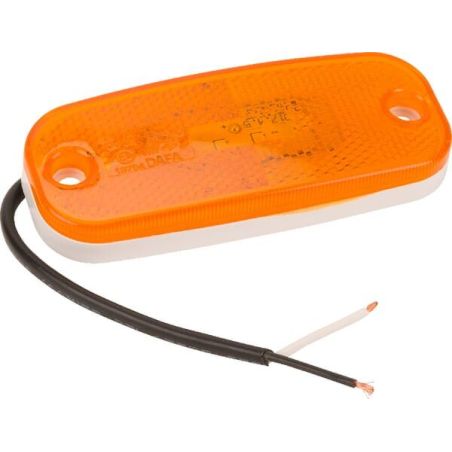 Marker light LED, rectangular, 12/24V, amber, 111x45x15mm - LA35061KR