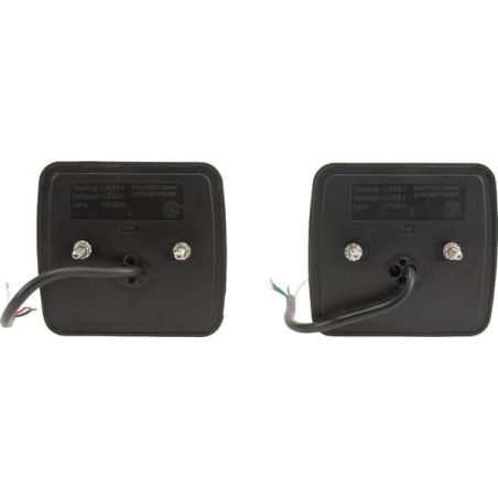 Rear light LED, rectangular, 12/24V, 98.8x106.5x35mm - LA99195KR