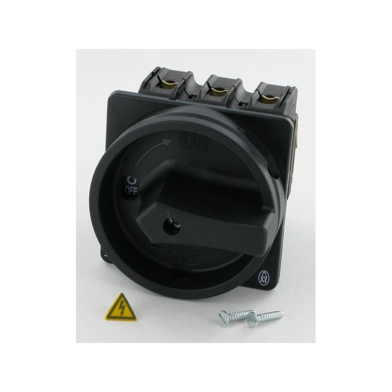 Rotary switch 3PN, 63A, BK - P363EASVBSWN