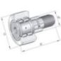 Track roller - PWKRE522RSXL Track roller - PWKRE522RSXL