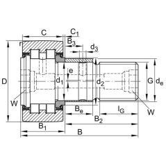 Track roller - PWKRE522RSXL