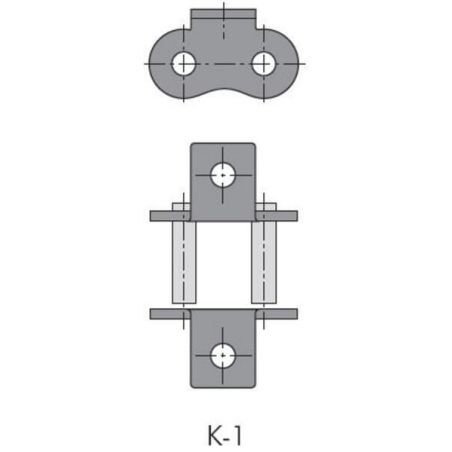 K-1 meenemer sluitschakel - RF06B1SK1